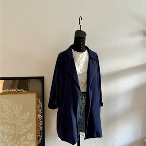 Forever 21 Contemporary Navy Blazer - Size M